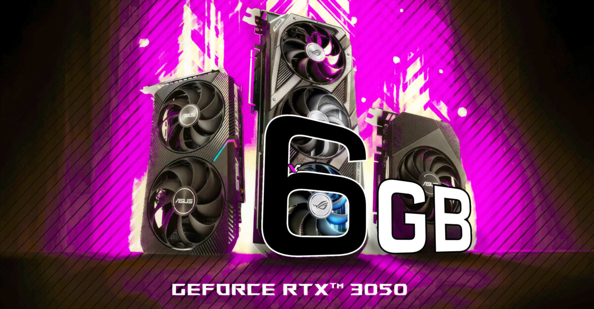6GB GeForce RTX 3050