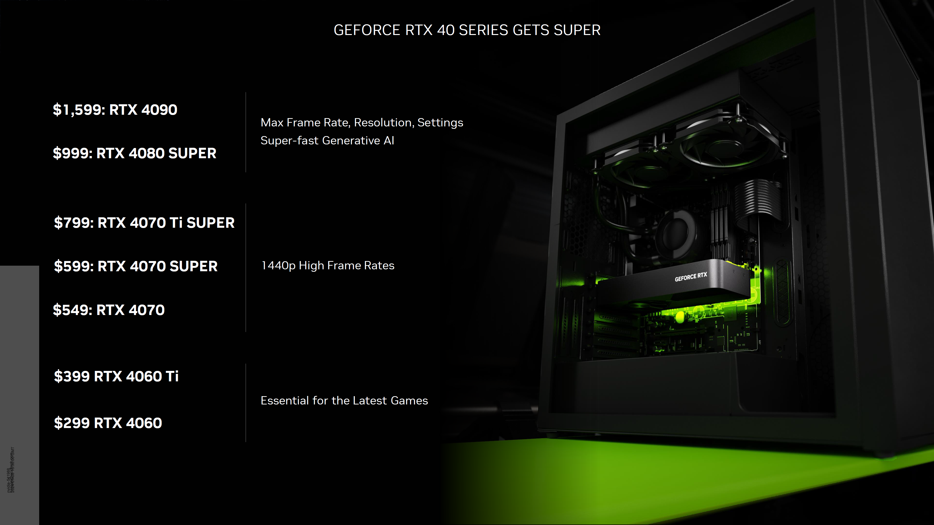 NVIDIA GeForce RTX 4070 SUPER GPU %20 Daha Fazla Çekirdekle 599 Dolara Yükseltildi, RTX 3090 2'den Daha Hızlı